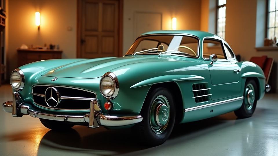 ヴィンテージクラシックカーの塗装がOnyxの技術で輝きを取り戻した状態